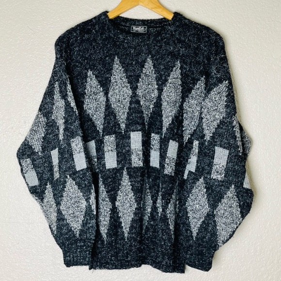 Vintage Grandpa Sweater Sz M - Picture 4 of 4